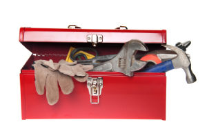 Photo of a toolbox with metaphorical transferable skills