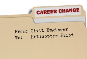 Career Change Folder - Changing career from Civil Engineer to Helicopter Pilot